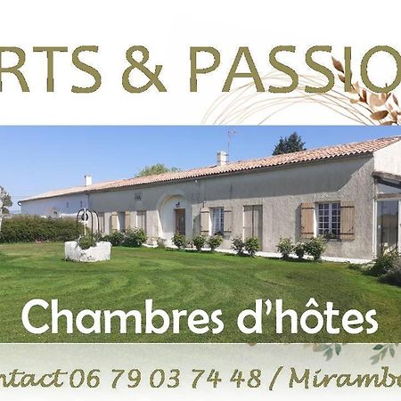 Arts & Passion Bed & Breakfast Mirambeau  Dış mekan fotoğraf